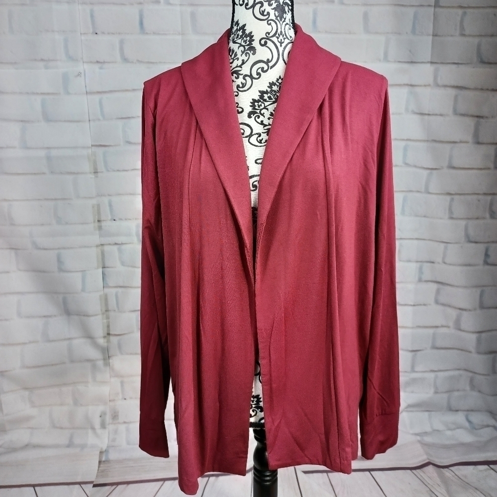 J. Crew 365 women's long sleeve open front size large cardigan stretch knit b17a
